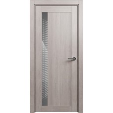 Дверь Status Estetica модель 821 Дуб серый стекло лакобель серый