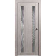 Дверь Status Estetica модель 822 Дуб серый стекло лакобель серый