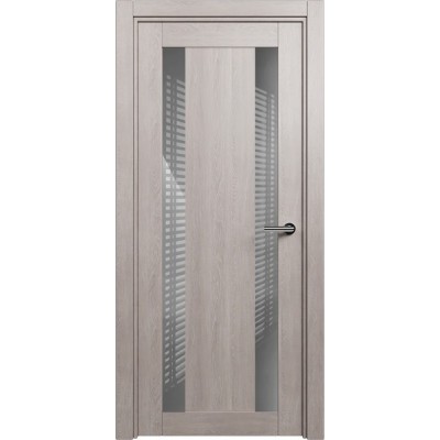 Межкомнатная Дверь Status Estetica модель 822 Дуб серый стекло лакобель серый
