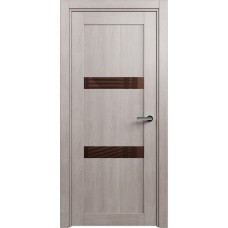 Дверь Status Estetica модель 832 Дуб серый стекло лакобель коричневый