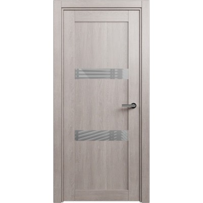 Межкомнатная Дверь Status Estetica модель 832 Дуб серый стекло лакобель серый