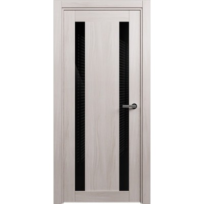 Межкомнатная Дверь Status Estetica модель 822 Ясень стекло лакобель чёрный