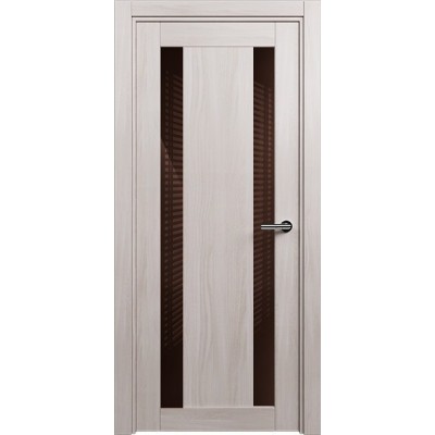 Межкомнатная Дверь Status Estetica модель 822 Ясень стекло лакобель коричневый