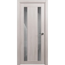 Дверь Status Estetica модель 822 Ясень стекло лакобель серый
