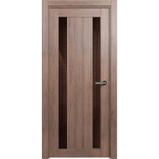 Дверь Status Estetica модель 822 Дуб капучино стекло лакобель коричневый