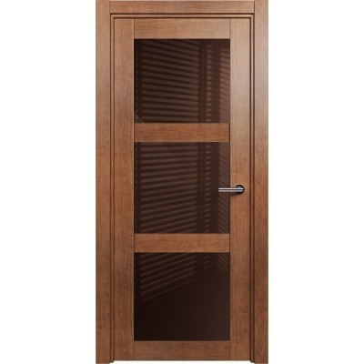 Межкомнатная Дверь Status Estetica модель 833 Анегри стекло лакобель коричневый