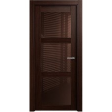 Дверь Status Estetica модель 833 Орех стекло лакобель коричневый