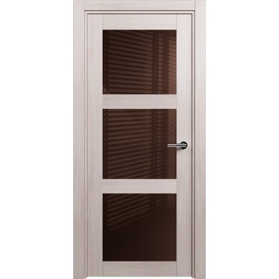 Межкомнатная Дверь Status Estetica модель 833 Ясень стекло лакобель коричневый