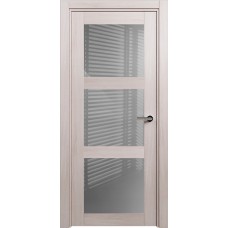 Дверь Status Estetica модель 833 Ясень стекло лакобель серый