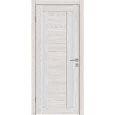 Дверь ТриаДорс модель 513 Латте стекло белое