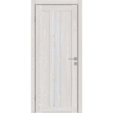 Дверь ТриаДорс модель 537 Латте стекло белое