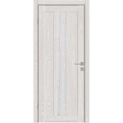 Межкомнатная Дверь ТриаДорс модель 537 Латте стекло белое