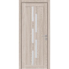 Дверь ТриаДорс модель 537 Капучино стекло белое