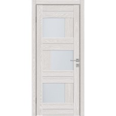 Дверь ТриаДорс модель 561 Латте стекло белое