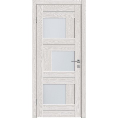 Межкомнатная Дверь ТриаДорс модель 561 Латте стекло белое