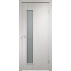 VellDoris Дверь с четвертью Smart L-3 Дуб белый мателюкс