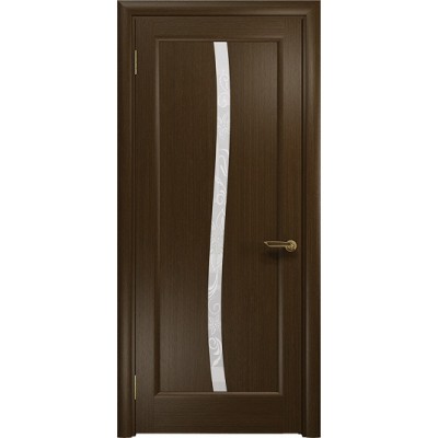 Межкомнатная Дверь DioDoor Миланика-3 венге белое пескоструйное Миланика