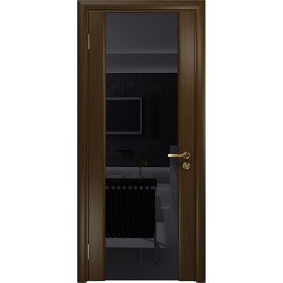 Межкомнатная Дверь DioDoor Триумф-3 венге чёрный триплекс
