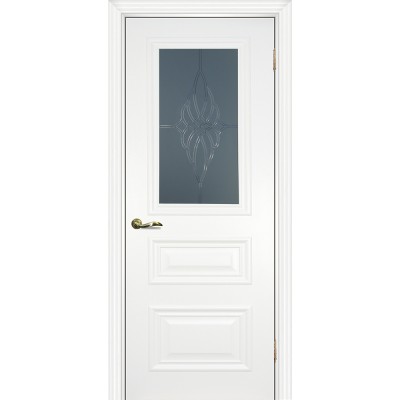 Межкомнатная Дверь МариаМ Классик-2 Белый стекло