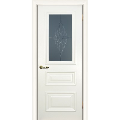 Межкомнатная Дверь МариаМ Классик-2 Магнолия стекло