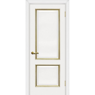 Межкомнатная Дверь МариаМ Мурано-1 Белый патина золото
