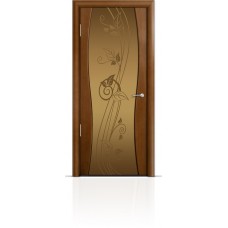 Дверь Мильяна Омега-1 Анегри триплекс бронзовый Нежность