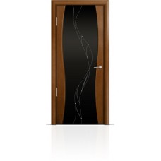 Дверь Мильяна Омега-1 Анегри триплекс черный Иллюзия