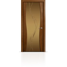 Дверь Мильяна Омега-1 Анегри триплекс бронзовый Иллюзия