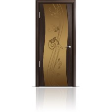 Дверь Мильяна Омега Венге триплекс бронзовый Нежность