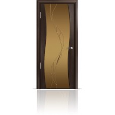 Дверь Мильяна Омега Венге триплекс бронзовый Иллюзия