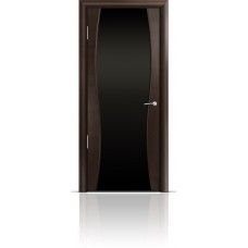 Дверь Мильяна Омега-1 Венге триплекс черный
