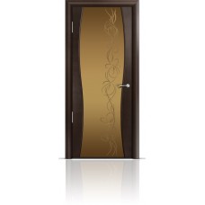 Дверь Мильяна Омега-1 Венге триплекс бронзовый Фантазия