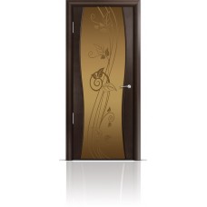 Дверь Мильяна Омега-1 Венге триплекс бронзовый Нежность