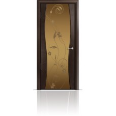 Дверь Мильяна Омега-1 Венге триплекс бронзовый Фиалка