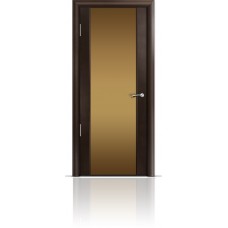 Дверь Мильяна Омега-2 Венге триплекс бронзовый