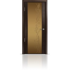Дверь Мильяна Омега-2 Венге триплекс бронзовый Фантазия