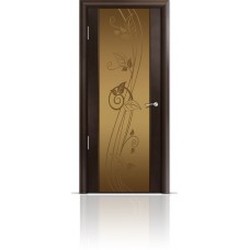 Дверь Мильяна Омега-2 Венге триплекс бронзовый Нежность