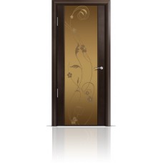 Дверь Мильяна Омега-2 Венге триплекс бронзовый Фиалка