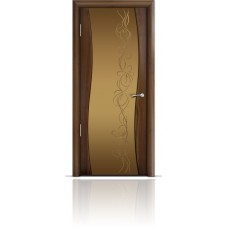 Дверь Мильяна Омега Американский орех триплекс бронзовый Фантазия