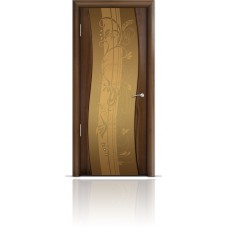 Дверь Мильяна Омега Американский орех триплекс бронзовый Мотив