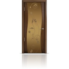 Дверь Мильяна Омега Американский орех триплекс бронзовый Фиалка