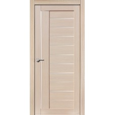 Дверь Порта Белла модель Палермо-М FL цвет Самшит Белый стекло сатинат