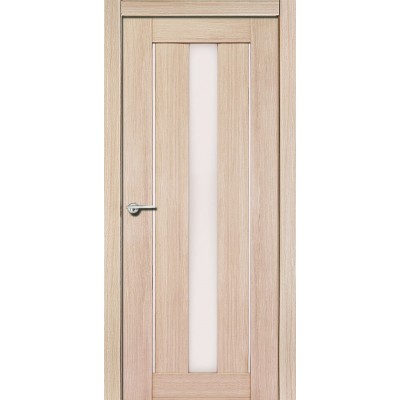 Межкомнатная Дверь Порта Белла модель Версаль-7М FL цвет Самшит Белый стекло сатинат