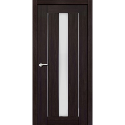 Межкомнатная Дверь Порта Белла модель Версаль-7М FL цвет Чёрный бархат стекло сатинат