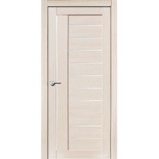 Дверь Порта Белла модель Палермо-М FL цвет Кремовая лиственница стекло сатинат