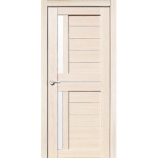 Дверь Порта Белла модель Соренто-М FL цвет Кремовая лиственница стекло сатинат