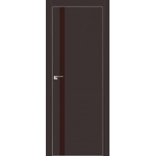 Дверь Профильдорс 6е Темно-коричневый AL коричневый лак