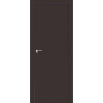 Межкомнатная Дверь Экошпон 1е Темно-коричневый кромка ABS