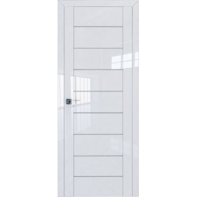 Межкомнатная Дверь Экошпон 45L Белый люкс Мателюкс