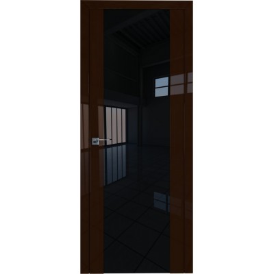 Межкомнатная Дверь Экошпон 8L Терра Черный триплекс